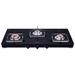 Elica 773 CT Vetro Slim Line SPF Cooktop with 3 Brass Burners, Black-2 Elica 773 CT Vetro Slim Line SPF Cooktop with 3 Brass Burners, Black-2