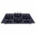 Elica Flexi 460 Lotus IND HD Brass 4 Burners Hob, Black Glass-1