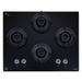 Elica Flexi 460 Lotus IND HD Brass 4 Burners Hob, Black Glass-2 Elica Flexi 460 Lotus IND HD Brass 4 Burners Hob, Black Glass-2