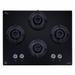 Elica Flexi 460 Lotus IND HD Brass 4 Burners Hob, Black Glass-2 Elica Flexi 460 Lotus IND HD Brass 4 Burners Hob, Black Glass-2