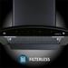 Elica FL 600 Slim Nero Kitchen Hood, Black-2