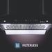 Elica WDFL 906 Nero Kitchen Hood, Black-3