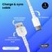 EVM C015 Data and Sync USB-C Cable, 3 AMP Strongest, 100 cm (1 m) Length, Compatible with multiple devices, Temperature Protection, Sturdy & durable, Tangle Free, Bulit-in 56K resistant, White-5 EVM C015 Data and Sync USB-C Cable, 3 AMP Strongest, 100 cm (1 m) Length, Compatible with multiple devices, Temperature Protection, Sturdy & durable, Tangle Free, Bulit-in 56K resistant, White-5
