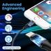 EVM CM09 Lightning Charge and Sync Cable, Premium Nylon Braided Cable, 2.4 Amp Fast Charging, Super Fast data transfer, 120 cm (1.2 m) Length, Compatible with iOS Devices, Black-7