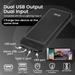 EVM Encharge P0109 10000 mAh Power Bank, Li-polymer, Short Circuit Protection, LED Indicator, Over Current Protection, USB, Micro-USB, Type-C Ports, Over Temperature and Voltage Protection, Short Circuit and Over Current Protection, Black-12