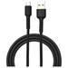 EVM Micro USB Charge & Sync Cable, 100 cm (1 m) length, 4 Amp Stronger, Compatible with all Micro USB Devices, Sturdy and Durable, Tangle free, Temperature Protection, 10000+ Bend Lifespan, Over Temperature Protection, Built-in 56K resistance, Black C-011-1