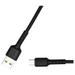 EVM Micro USB Charge & Sync Cable, 100 cm (1 m) length, 4 Amp Stronger, Compatible with all Micro USB Devices, Sturdy and Durable, Tangle free, Temperature Protection, 10000+ Bend Lifespan, Over Temperature Protection, Built-in 56K resistance, Black C-011-2