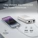 EVM Enjoy 10000 mAh Power Bank, White, EVM-P0405-3 EVM Enjoy 10000 mAh Power Bank, White, EVM-P0405-3
