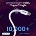 EVM Type-C to Type-C Charging Cable, 100 cm (1 m) Length, 4 Amp strongest pure copper core, 10000+ Bend Lifespan, Compatible with Phones, Laptop, Tablets, Super fast data transfer, White, EVM-CC-02-3