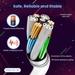 EVM Type-C to Type-C Charging Cable, 100 cm (1 m) Length, 4 Amp strongest pure copper core, 10000+ Bend Lifespan, Compatible with Phones, Laptop, Tablets, Super fast data transfer, White, EVM-CC-02-4