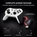 Evofox OneS Tri-Mode Wireless Gamepad Gaming Controller, White-6