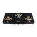 Faber JUMBO 3BB Glass Top Kitchen Hob with 3 Brass Burners, Manual Ignition, Black-1 Faber JUMBO 3BB Glass Top Kitchen Hob with 3 Brass Burners, Manual Ignition, Black-1