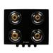 Faber JUMBO 4BB Glass Top Kitchen Hob with 4 Brass Burners, Manual Ignition, Black-3