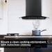 Faber ZEST DLX IN HC SC FL BK 60 Kitchen Hood, Black-3