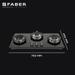 Faber Superia HT763 Auto Ignition 3 Brass Burners Cooktop-6