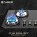 Faber Superia HT764 Auto Ignition 4 Brass Burners Cooktop-3