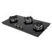 Faber Superia HT903 Auto Ignition 3 Brass Burners Cooktop-8
