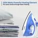 Fabiano Haze 1200 W Steam Iron, Non-Stick Soleplate, 360 Degree Swivel, Blue-2