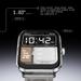 Fire-Boltt Ninja Phantom Smart Watch 46.4 mm (1.83 inch) Display, Transparent Clear Body Design, Bluetooth Calling, 120+ Sports Modes, Voice Assistant, AI Outfit Watch Face Smartwatch for Men & Women (Black Smoke)-7