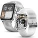 Fire-Boltt Ninja Phantom Smart Watch 46.4 mm (1.83 inch) Display, Transparent Clear Body Design, Bluetooth Calling, 120+ Sports Modes, Voice Assistant, AI Outfit Watch Face Smartwatch for Men & Women (Stealth White)-1