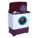 Foxsky 7 Kg Top Loading Semi-Automatic Washing Machine with 3D Scrub Technology, Aqua Wash, Maroon-12 Foxsky 7 Kg Top Loading Semi-Automatic Washing Machine with 3D Scrub Technology, Aqua Wash, Maroon-12