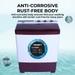Foxsky 7 Kg Top Loading Semi-Automatic Washing Machine with 3D Scrub Technology, Aqua Wash, Maroon-4 Foxsky 7 Kg Top Loading Semi-Automatic Washing Machine with 3D Scrub Technology, Aqua Wash, Maroon-4