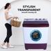 Foxsky 7 Kg Top Loading Semi-Automatic Washing Machine with 3D Scrub Technology, Aqua Wash, Maroon-8 Foxsky 7 Kg Top Loading Semi-Automatic Washing Machine with 3D Scrub Technology, Aqua Wash, Maroon-8