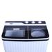 Foxsky 8 Kg Top Loading Semi-Automatic Washing Machine with 3D Scrub Technology, Aqua Wash, Maroon-11
