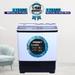 Foxsky 8 Kg Top Loading Semi-Automatic Washing Machine with 3D Scrub Technology, Aqua Wash, Maroon-10