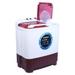 Foxsky 9.5 Kg Top Loading Semi-Automatic Washing Machine with 3D Scrub Technology, Aqua Wash, Maroon-13