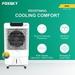 Foxsky Polo 65 L Desert Air Cooler with Honeycomb Cooling Pads, 100% Copper Motor-4