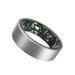 Gabit Smart Ring, Health Tracker, 7+ Day Battery, Sleep, Fitness, Nutrition, Stress, First Sizing Kit, Track Deep, Light & REM Sleep, Titanium, Matte Silver, Size - 12-2
