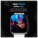Gizmore GizFit 912 Blaze Smart Watch with Body Temperature Function, Grey-4