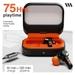 GOBOULT Tenet True Wireless Earbuds with 75 H Playtime, ZEN Quad Mic ENC, 13 mm Boom X Tech Drivers, 45 ms Ultra Low Latency mode, Turbo Orange-2