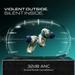 GOBOULT Mustang Sprint ANC Best TWS Earbuds with official Mustang Partnership 60 hours playtime, 32 dB ANC & 45 ms Low Latency Gaming, Nitro Green-6