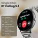 GoBoult Dire Round Dial Smart Smartwatch with 35.3 mm (1.39 inch) HD Screen,Functional Crown, Bluetooth Calling, Advanced Boult Health Tracker, 123+ Sports Modes, and 290+ Customizable Watch Faces (Silver)-6