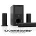 GOVO GoSurround 955 200 W Soundbar, 5.1 Channel Home Theatre, 13.33 cm (5.25 inch) Subwoofer, HDMI, Opt, AUX, USB & Bluetooth, 3 Equalizer Modes, Stylish Remote & LED Display (Black)-3 GOVO GoSurround 955 200 W Soundbar, 5.1 Channel Home Theatre, 13.33 cm (5.25 inch) Subwoofer, HDMI, Opt, AUX, USB & Bluetooth, 3 Equalizer Modes, Stylish Remote & LED Display (Black)-3