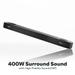 GOVO GoSurround 940, 4.1 (2.1.2) Channel Home Theatre, 400 W Sound bar with True Dolby Atmos, 16.51 cm (6.5 inch) subwoofer, OPT, AUX, USB & Bluetooth, 3 Equalizer Modes & LED Display (Platinum Black)-2