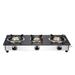 Greenchef Lexus 3 Burner Glasstop Cooktop, Manual Ignition, Black-1