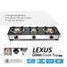 Greenchef Lexus 3 Burner Glasstop Cooktop, Manual Ignition, Black-2