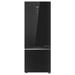 Haier 376 litre 3 star Double Door Refrigerator, Black Glass HRB-3964PKG-E-1