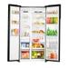 Haier 602 L Wi-Fi Enabled Side By Side Refrigerator, Black Glass, HRS-682KGU1-5 Haier 602 L Wi-Fi Enabled Side By Side Refrigerator, Black Glass, HRS-682KGU1-5