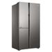 Haier 598 L 3-Door Convertible Side by Side Refrigerator, Inox Steel, HRT-683ISU1-2