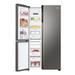 Haier 598 L 3-Door Convertible Side by Side Refrigerator, Inox Steel, HRT-683ISU1-6