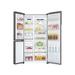 Haier 598 L 3-Door Convertible Side by Side Refrigerator, Inox Steel, HRT-683ISU1-9