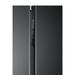 Haier 598 L 3 Star Side by Side Refrigerator with WIFI Enabled Smart Sense AI, Black Glass, HRT-683KGU1-2