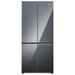Haier 520 L 3 Star Frost Free Side by Side Convertible Refrigerator, HRB-600MGU1, Mirror Glass-1
