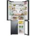 Haier 520 L 3 Star Frost Free Side by Side Convertible Refrigerator, HRB-600MGU1, Mirror Glass-11