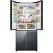 Haier 520 L 3 Star Frost Free Side by Side Convertible Refrigerator, HRB-600MGU1, Mirror Glass-6