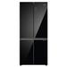 Haier 520 L 3 Star Frost Free Side by Side Convertible Refrigerator, HRB-600KGU1, Black Glass-1